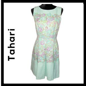 Tahari Arthur S. Levine Mint Dress